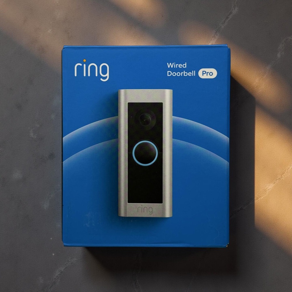 Ring Wired Doorbell Pro - Silver with Black Accent